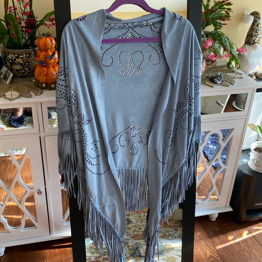 Curation Caravan Studed Tassels Wrap - image 1